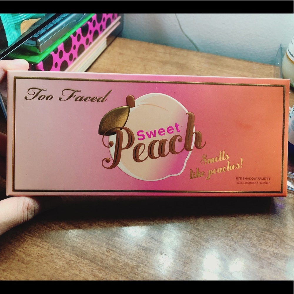 Nib Too Faced Sweet Peach Eyeshadows Palette Auth.